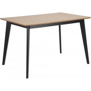 Roxby spisebord 120 cm - Eik/sort