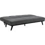 Enna 2,5-seters sovesofa - Gr/svart