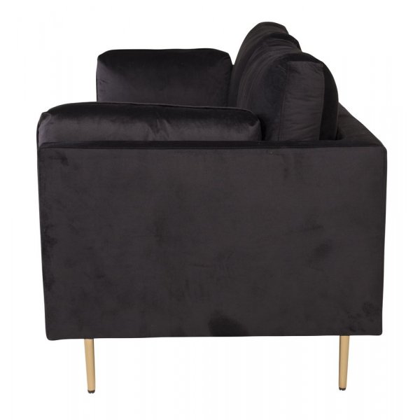 Sofa Savanna - Svart Flyel