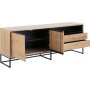 Dalarna skjenk 197 cm - Eik/sort