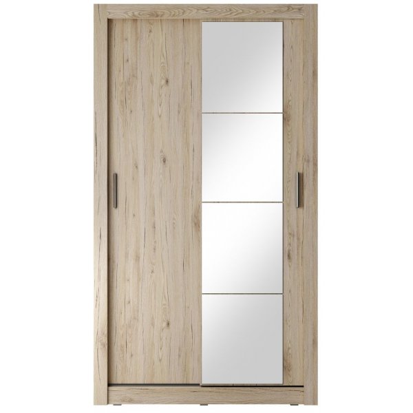 Mervyn garderobe 120 - San remo eik