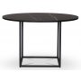 Sintorp rundt spisebord 115 cm - Svart marmor (laminat) + Mbelftter