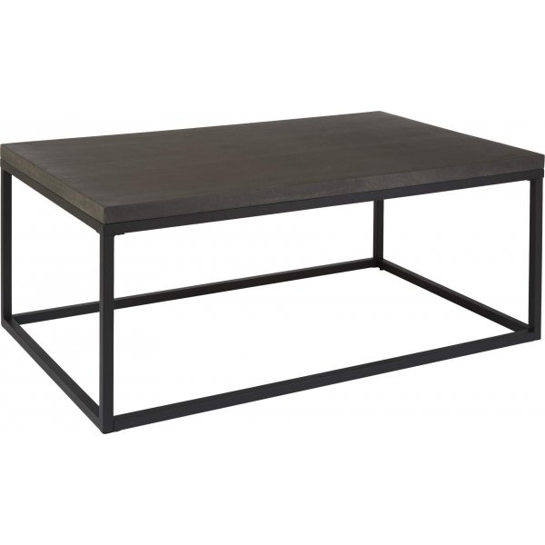 Betong salongbord, 125 cm - Svart