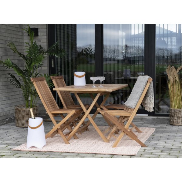 Grunnebo sammenleggbart spisebord 120 cm - Teak