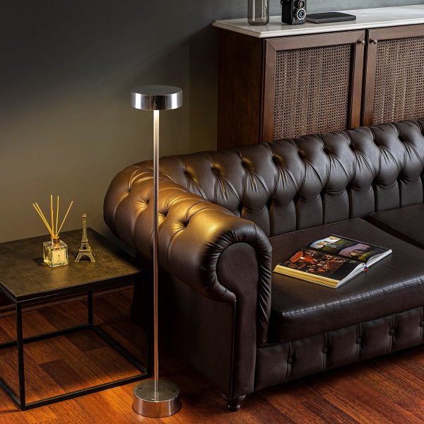 Kay gulvlampe - Krom Kay gulvlampe - Krom