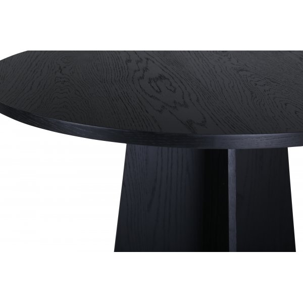 Bootcut spisebord 110 cm - Sort