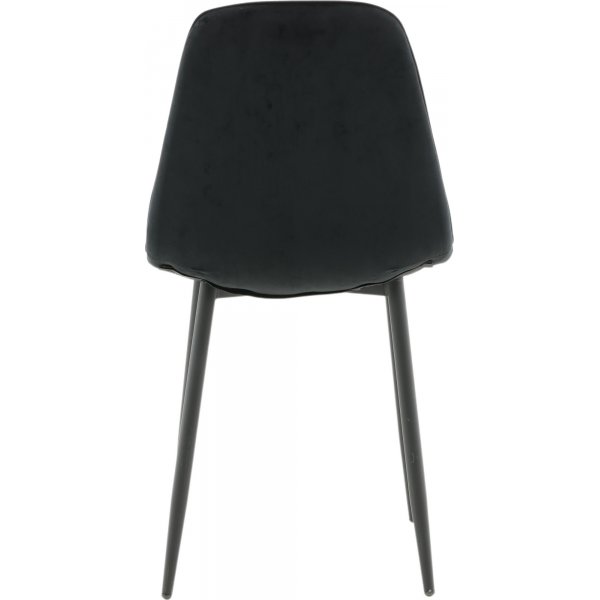 Bridge Diamond spisestol - Svart flyel