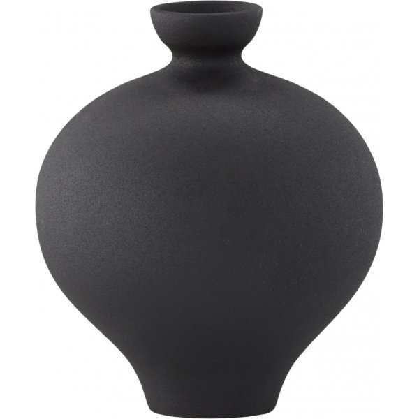 Rellis vase 20 x 24 cm - Sort Rellis vase 20 x 24 cm - Sort