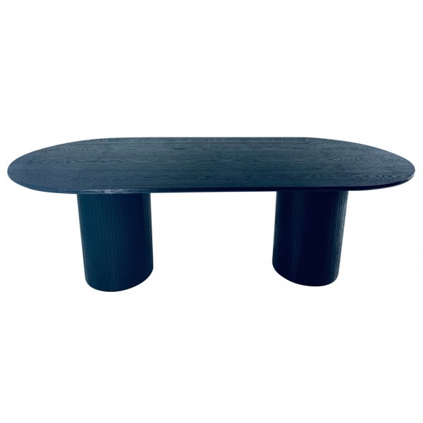 Nordansj spisebord 215 cm - Svart eikefinr Kolli 2