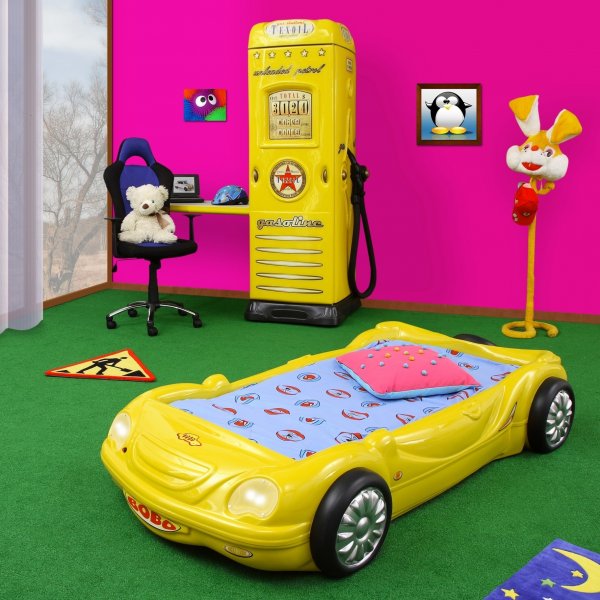 Bobo racerbil  - Valgfri farge! Bobo racerbil  - Valgfri farge!