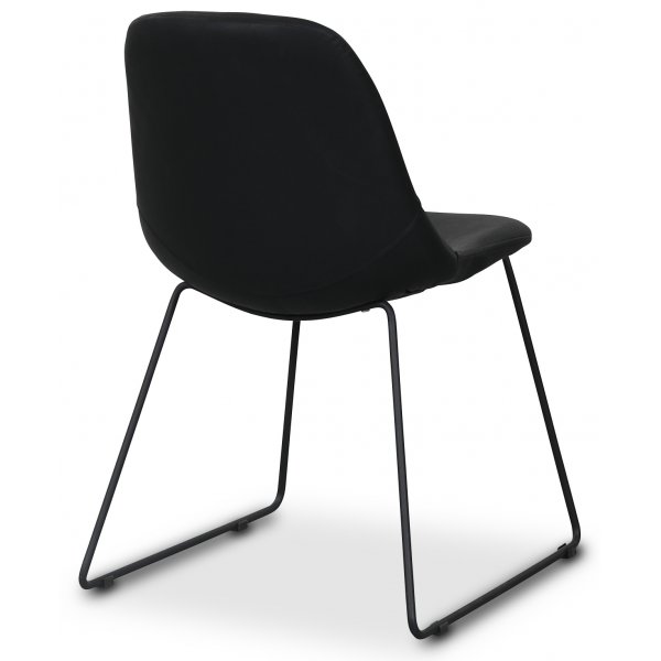 Atlantic sled stol - Svart PU