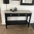 Kundebilde Hugo avlastningsbord med 3 skuffer - Sort