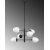 Arve taklampe 10190 - Sort/hvit