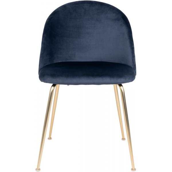 Spisestol i Gen�ve - Bl�/Messing