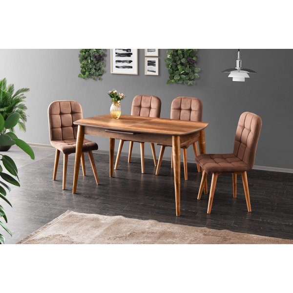 Retro spisebord 130-160 cm - Valntt