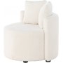Kelso 2-seters barnesofa - Hvit teddy