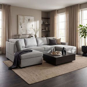 Sofa 309 cm lys grå - Solna Sofa 309 cm lys grå - Solna