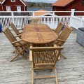Kundebilde Grunnebo stol med armlene - Teak