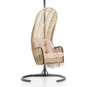 Flamingo hengestol - Beige/svart + Møbelpolering Flamingo hengestol - Beige/svart + Møbelpolering