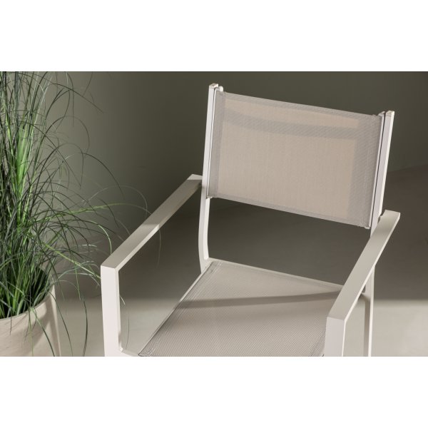 Utendrs stol stabelbar beige - Copacabana