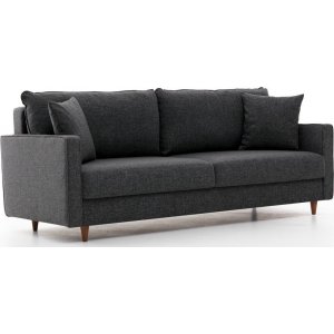 Eca 3-seters sofa - Antrasitt