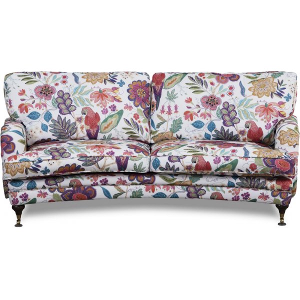 Howard Spirit buet 3-seters sofa i blomsterstoff - Eden Parrot White / Purple Howard Spirit buet 3-seters sofa i blomsterstoff - Eden Parrot White / Purple