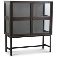 Lamier vitrineskap highboard - Brunbeiset Lamier vitrineskap highboard - Brunbeiset