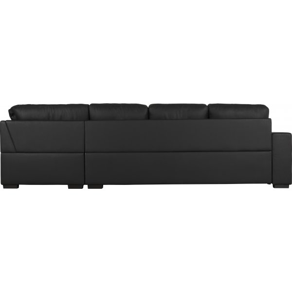 Solna sofa med åpen finish 304 cm høyre - Svart bunnet skinn Solna sofa med åpen finish 304 cm høyre - Svart bunnet skinn