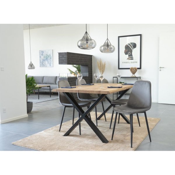 Stockholm Spisestol - Grå/Svart Stockholm Spisestol - Grå/Svart