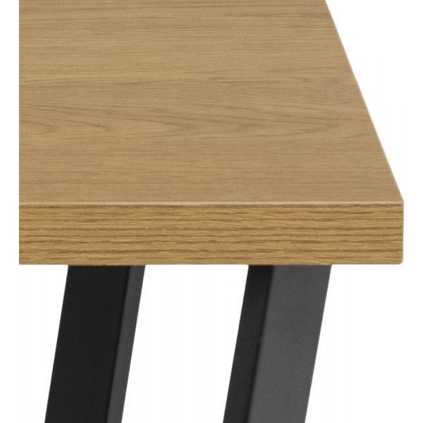 Amble salongbord 75 x 75 cm - Eik/sort Amble salongbord 75 x 75 cm - Eik/sort