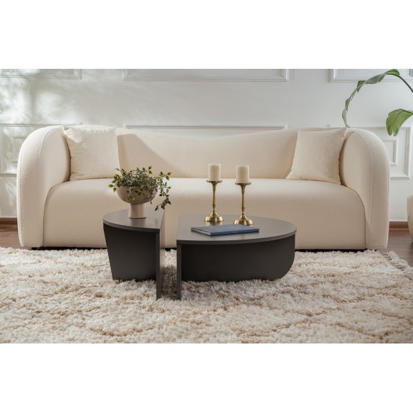 Orion salongbord 90 x 90 cm - Antrasitt Orion salongbord 90 x 90 cm - Antrasitt