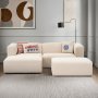 Linden mini divan sofa venstre - Krem