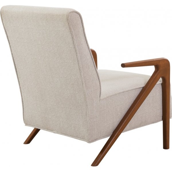 Larus lenestol - Krem/valnøtt Larus lenestol - Krem/valnøtt