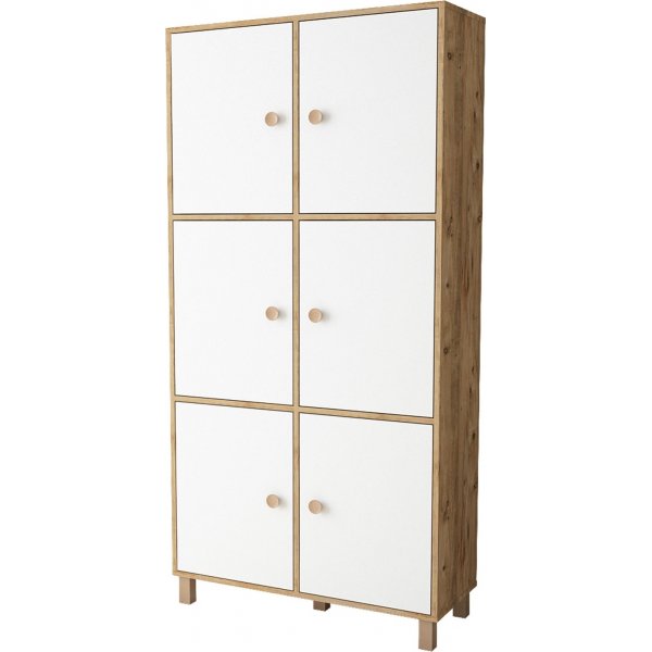 Vilamo skap 61 - Furu/hvit Vilamo skap 61 - Furu/hvit