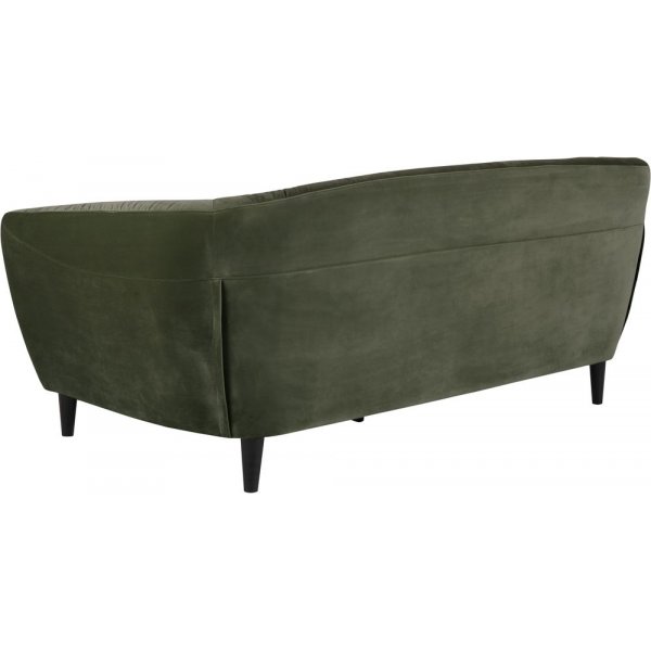 Felicia 3-seters sofa - Skogsgr�nn (Fl�yel)