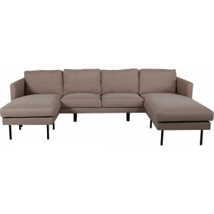 Eden U-sofa - Brun Eden U-sofa - Brun