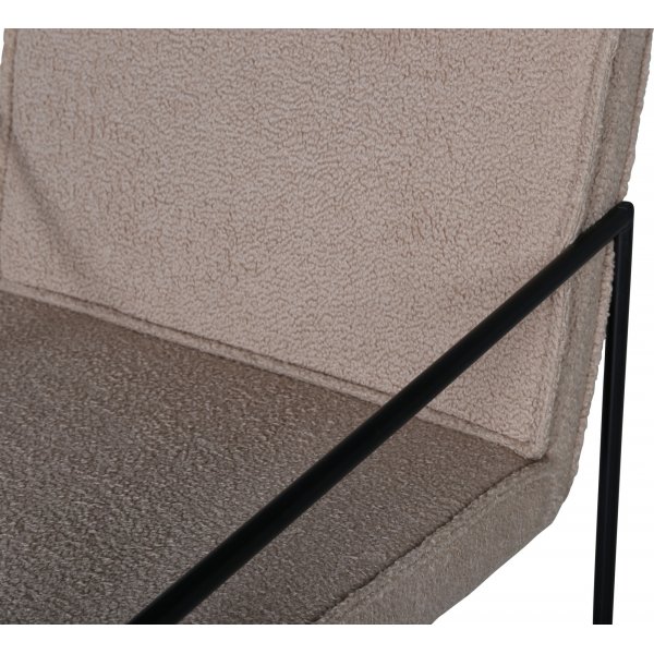 Tetra lenestol - Beige teddy