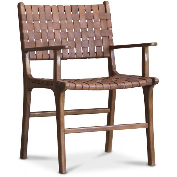 Porto karmstol - Konjakk / Teak
