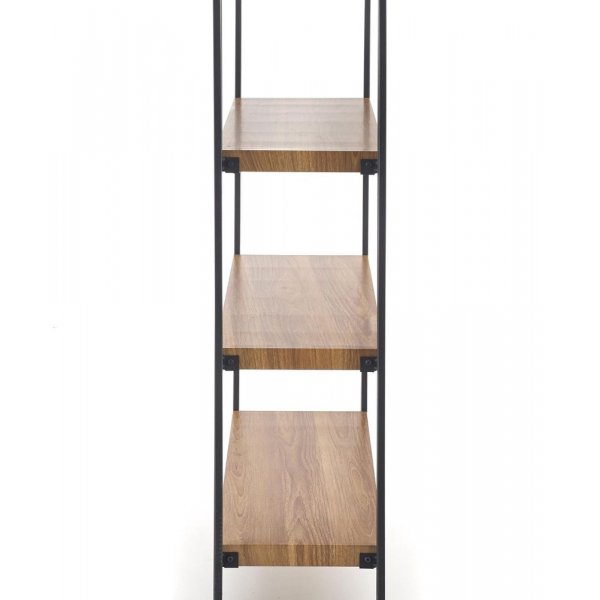 Dorine bøkehylle- Gull eik/svart Dorine bøkehylle- Gull eik/svart