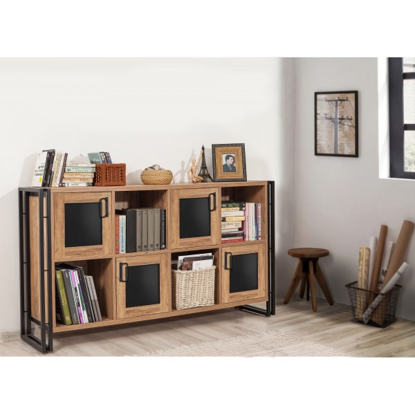 Arcas Casey skjenk - Furu/sort