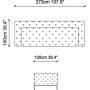 Fashion 4-seters sofa - Gr