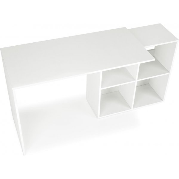 Broz skrivebord 115x77 cm - Hvit