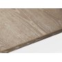 Freddy spisebord, 240x95 cm - Whitewash eikefinr/hvitt metall