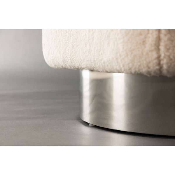 Newton puff - Offwhite/Sølv Newton puff - Offwhite/Sølv