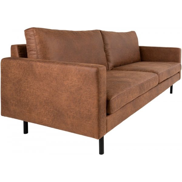 Malaga 2,5-seters sofa - Mørk brun Malaga 2,5-seters sofa - Mørk brun