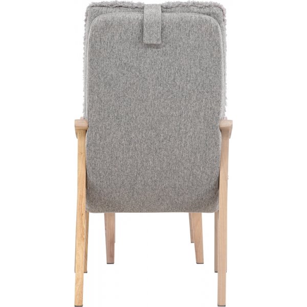 Fårö lenestol - Lys grå/Whitewash Fårö lenestol - Lys grå/Whitewash