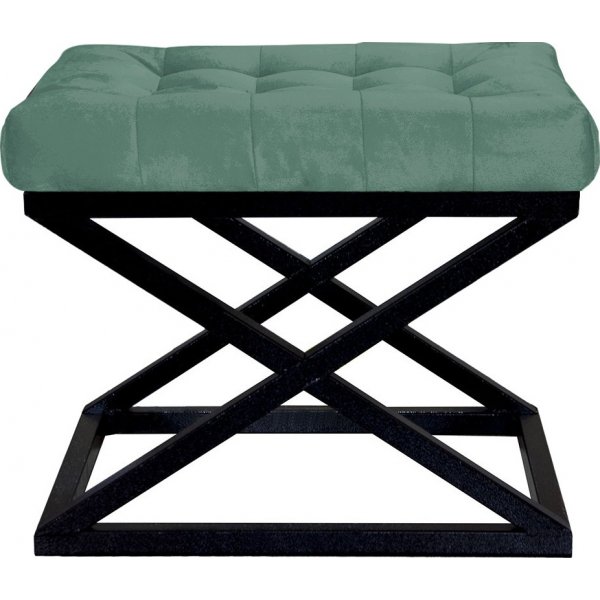 Capraz puff - Svart/grønn Capraz puff - Svart/grønn