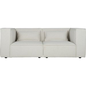 Nees modulsofa i boucl - 2-seters sofa i boucl