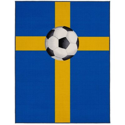 Fotballteppe Sverige - 133x170 cm