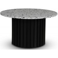 Sumo Salongbord Ø85 - Svartbeiset / Terrazzo Cosmos Sumo Salongbord Ø85 - Svartbeiset / Terrazzo Cosmos